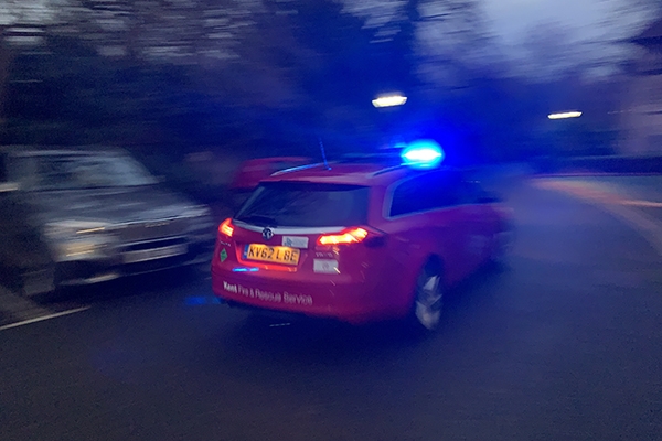 Kent-FRS-Car Kent Fire