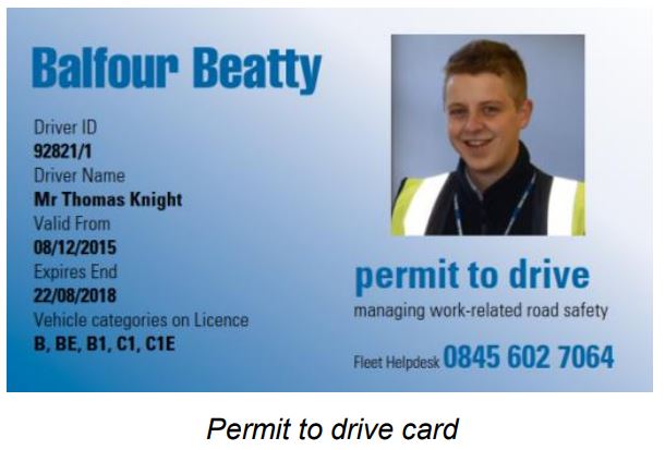 Balfour Beatty – Driver Checks 2
