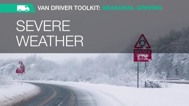 Van Driver Toolbox Talk - Severe Weather