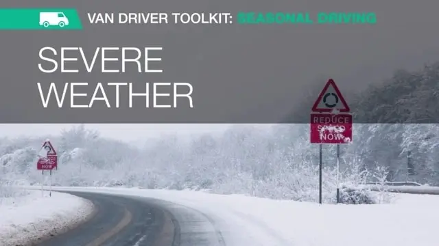 Van Driver Toolbox Talk - Severe Weather