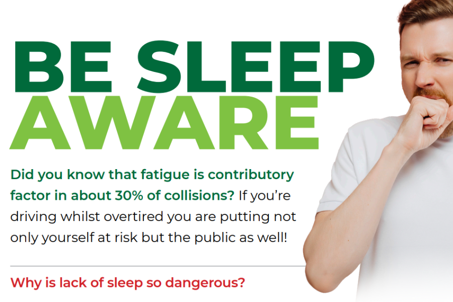 Why is lack of sleep so dangerous - driving for work policy driver fatigue