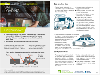 Overloaded poster - driving policies