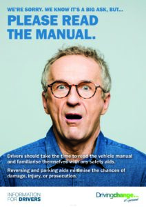 vehicle safety and security drivers poster - work related road risk