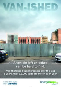 vehicle safety and security drivers poster - work related road risk