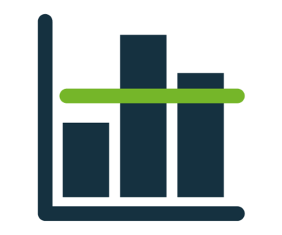 Collision benchmarking icon