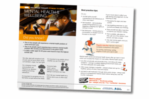 Mental health and wellbeing support for drivers